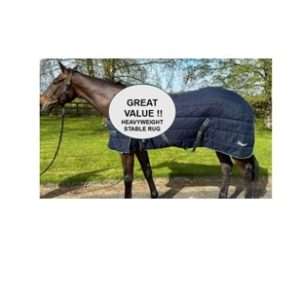 RHINEGOLD Heavyweight Stable Rug Navy