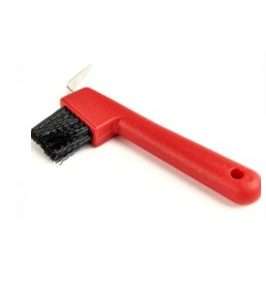 HORSECARE Hoof Pick with Brush - Red