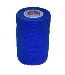 VetSet WrapTec Multi-Purpose Self-Adherent Cohesive Bandage 10cm x 4.5m - Blue