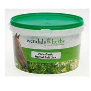 WENDALS PURE GARLIC SALT LICK