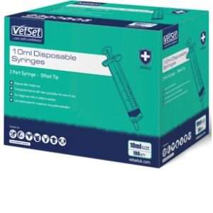 VetSet Disposable Syringe 10ml -Box 100`s