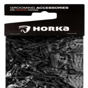 HORKA MANE PLAITING BANDS ( 500 Pieces ) Black