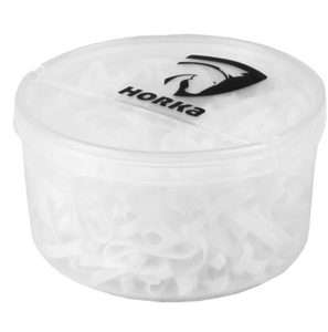 HORKA MANE PLAITING BANDS ( 500 Pieces ) White